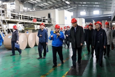 国家邮政局赵民一行莅临辉达娱乐调研快递包装绿色治理试点工作