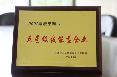 喜讯！辉达娱乐荣获“2022年度深圳市五星级技能型企业”荣誉称号