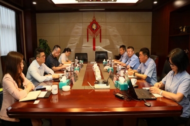 中国进出口银行广东省分行行长彭豪一行莅临辉达娱乐开展银企高层会谈活动